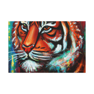 Tiger Radiance. - Canvas