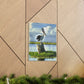 "Aqua Pelican Epic." - Canvas