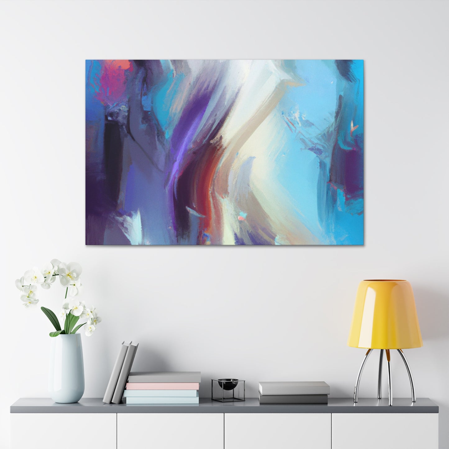 Colorful Splatter Unleashed. - Canvas