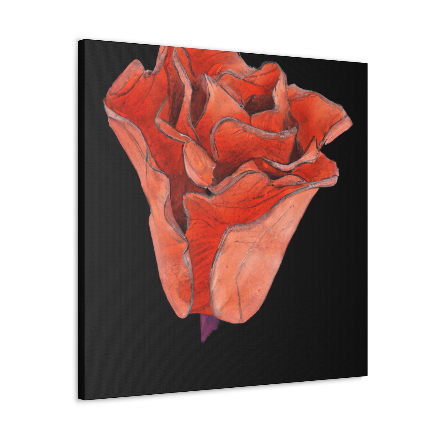 Abstract Blush Bloom - Canvas