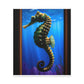 Ocean Seahorse Glint - Canvas