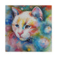 Flowered Feline - Canvas