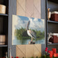 Wetland Pelican Dream. - Canvas