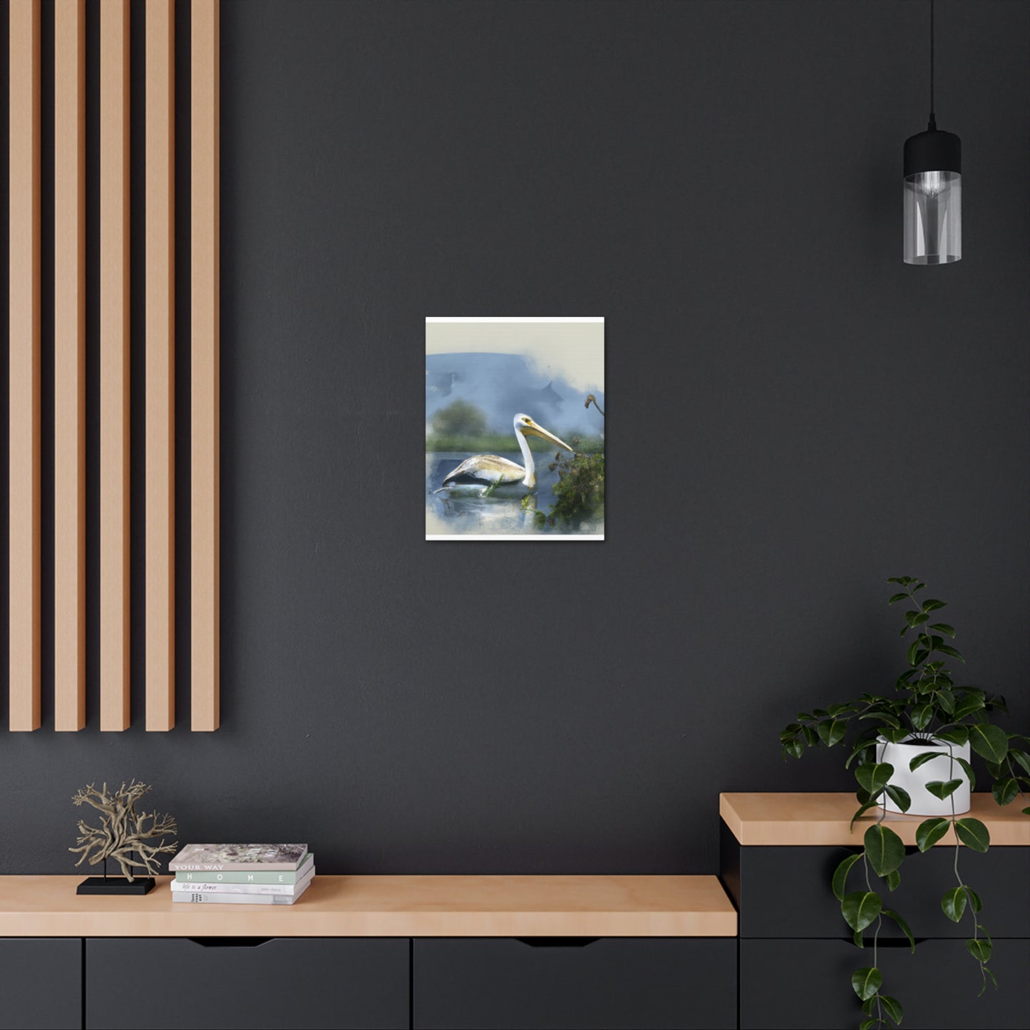 Majestic Water Pelican - Canvas