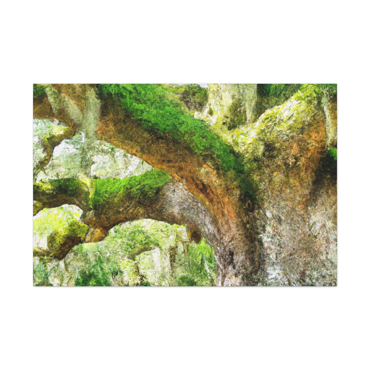 Vibrant Oak Harmony - Canvas