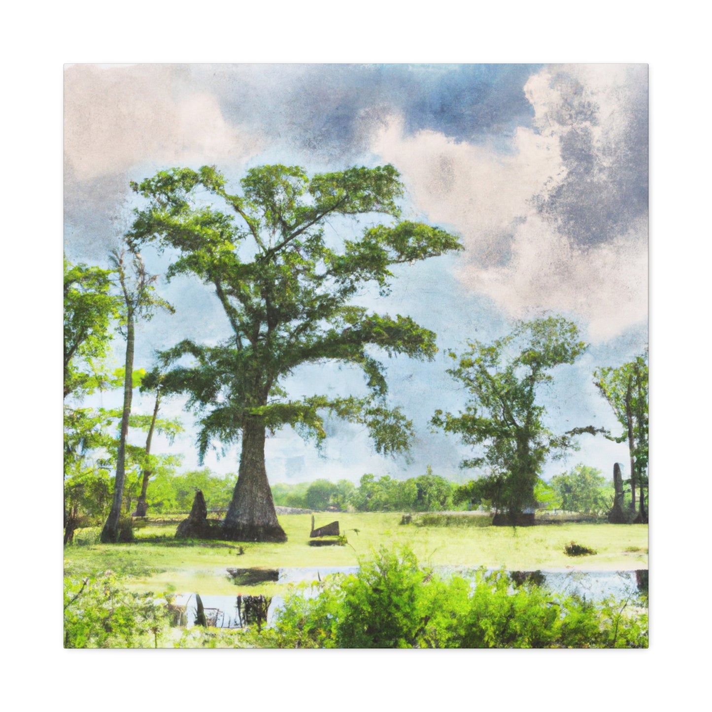 Lagniappe Louisiana Landscape - Canvas
