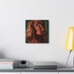 Vibrant Emerald Setter - Canvas