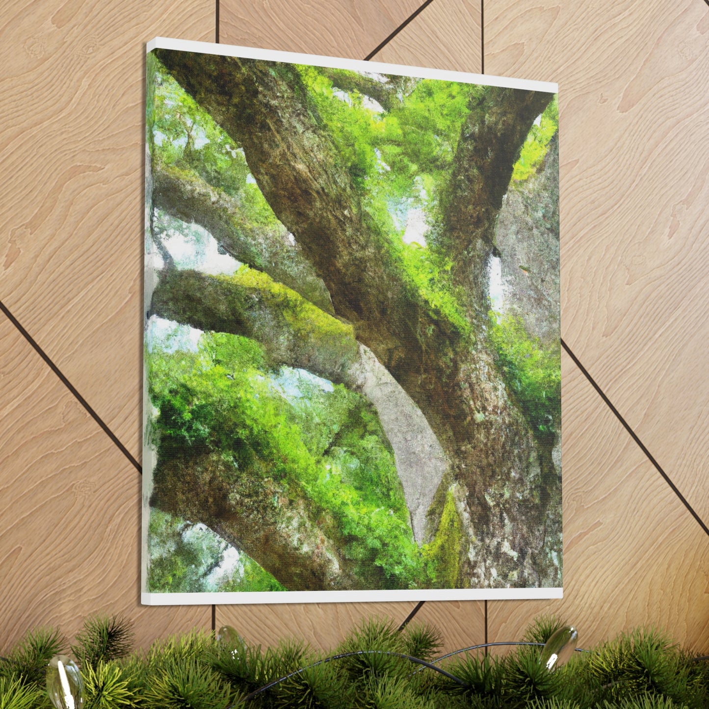 Vibrant Forest Dream. - Canvas