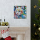 Flowered Feline - Canvas