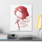 Abstract Floral Blush - Canvas