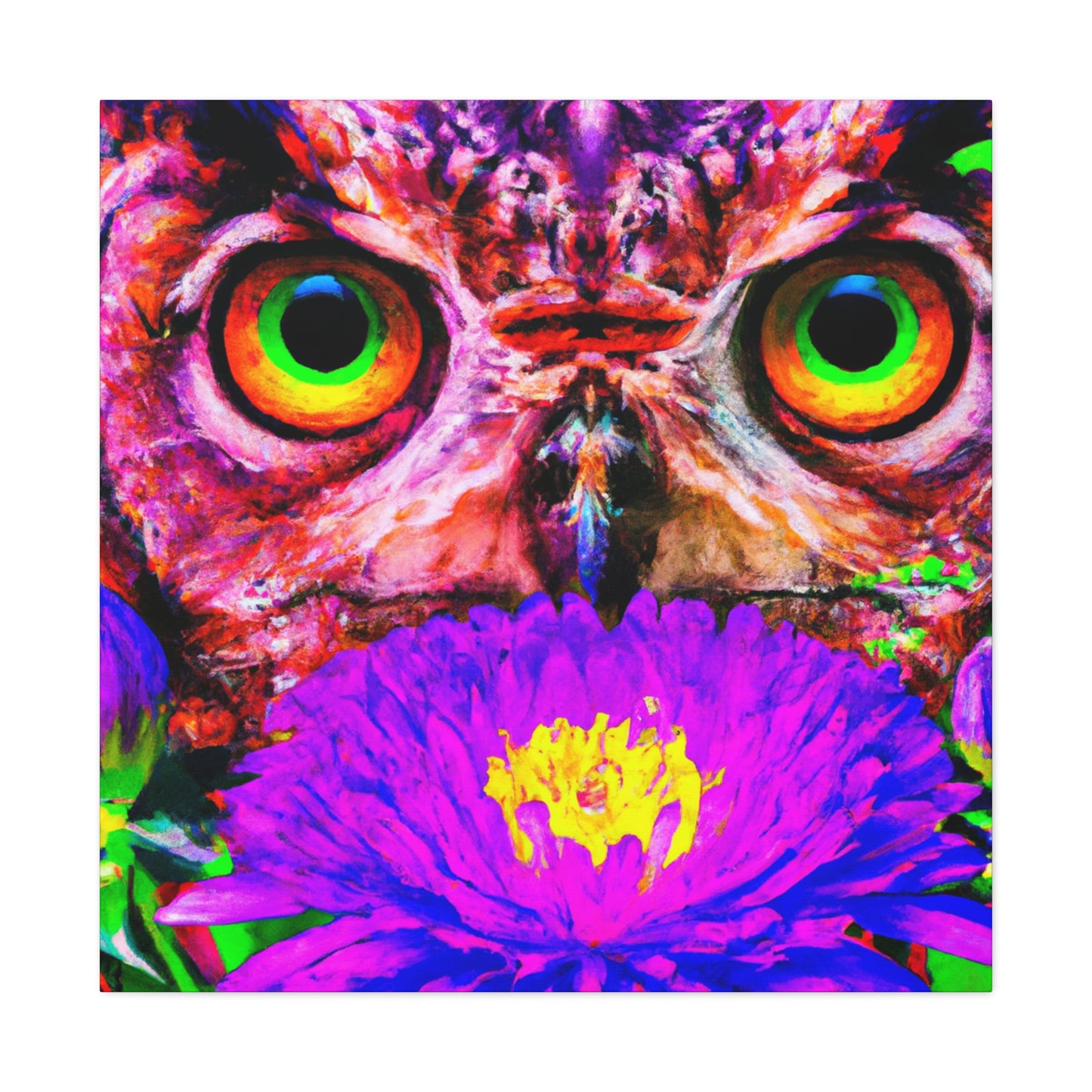 Owl's Oasis - Canvas