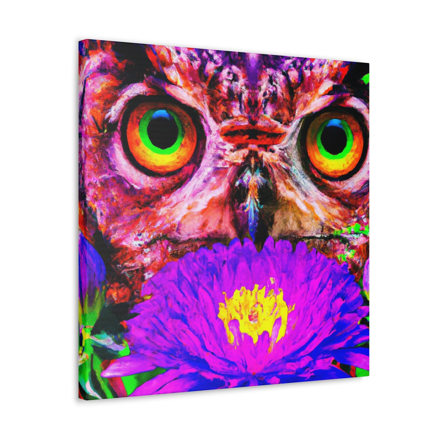 Owl's Oasis - Canvas