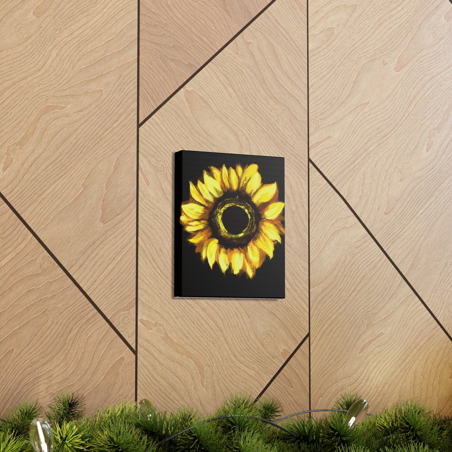 Sunflower Sparkle Glow. - Canvas