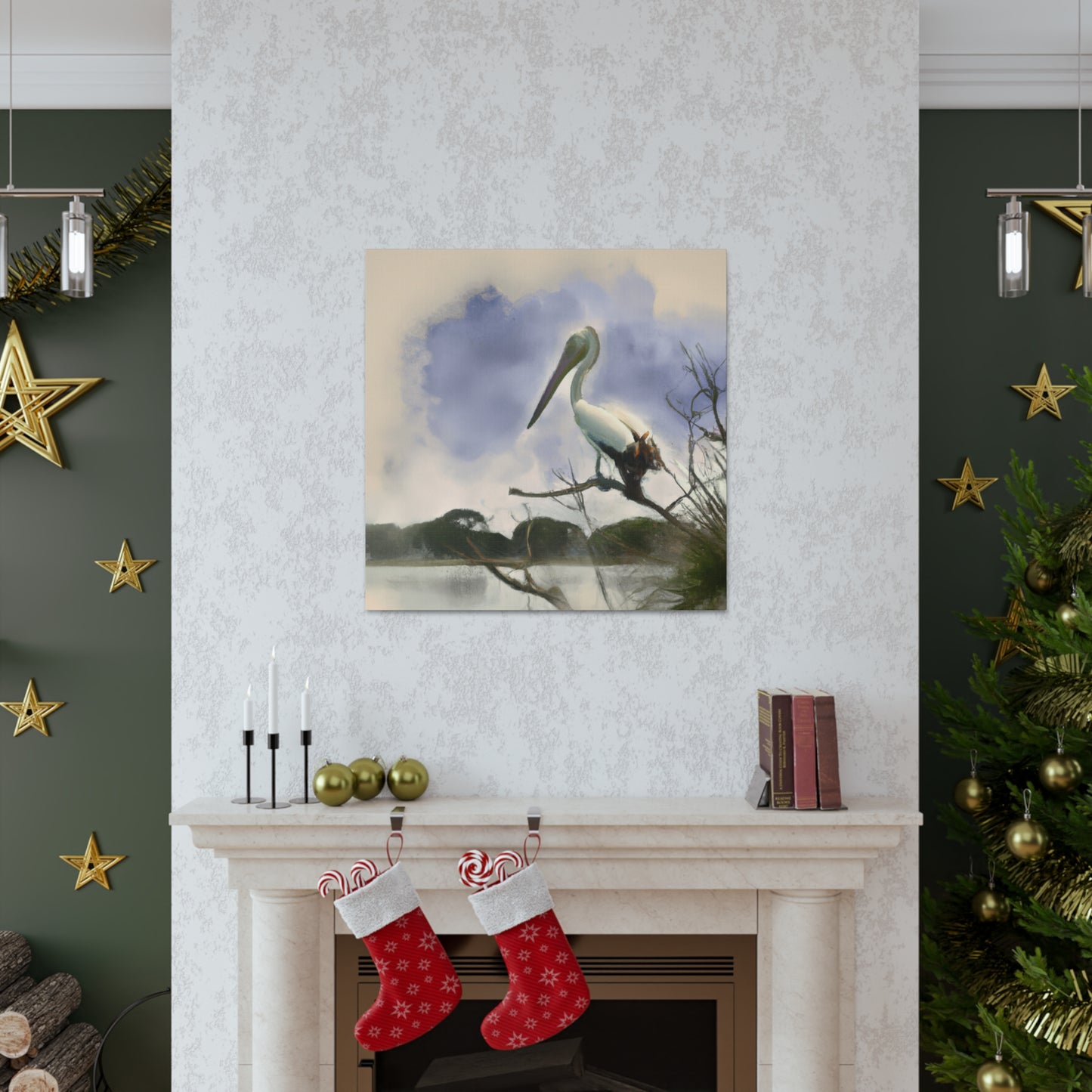 "Aquatic Pelican Dream" - Canvas