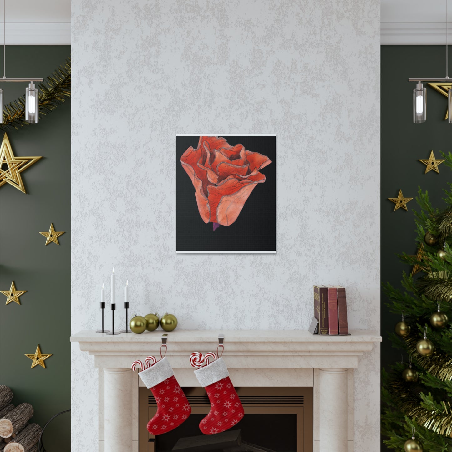Abstract Blush Bloom - Canvas