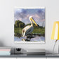 Marshy Pelican Dream - Canvas