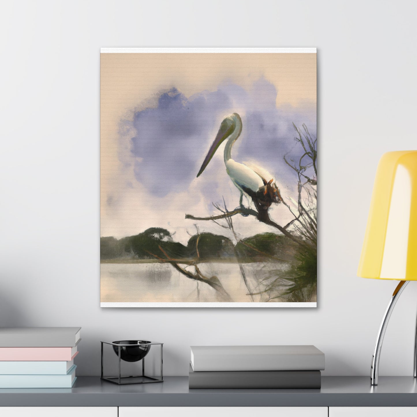 "Aquatic Pelican Dream" - Canvas