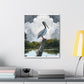 Marshy Pelican Sky. - Canvas