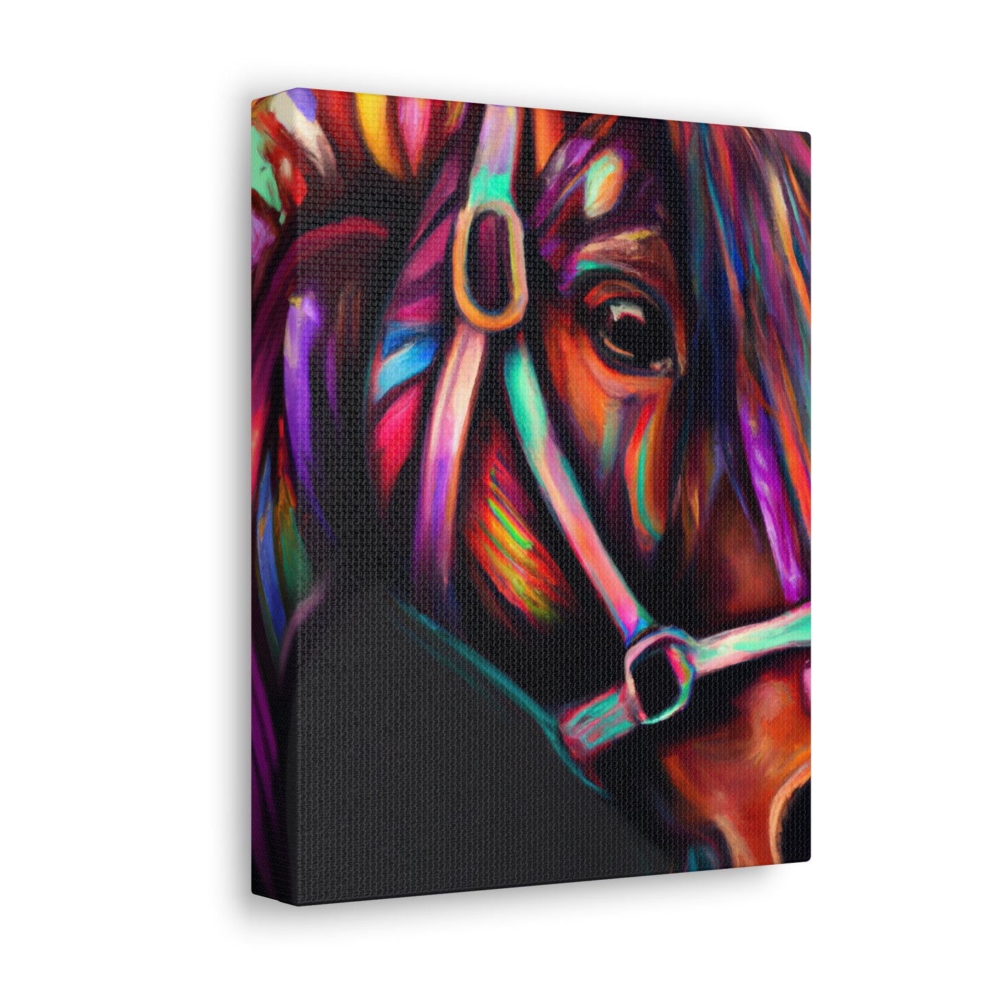 Rainbow Nuzzle - Canvas
