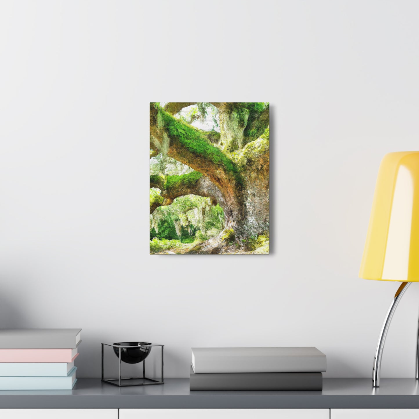 Vibrant Oak Harmony - Canvas