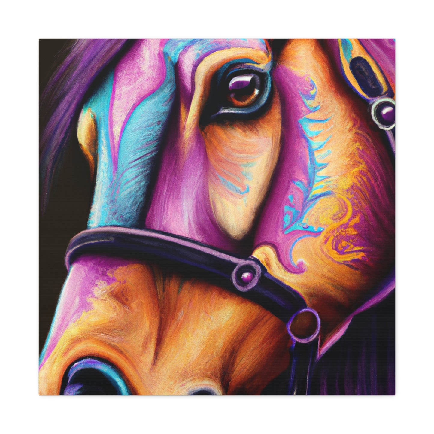 Opalesque Equine. - Canvas