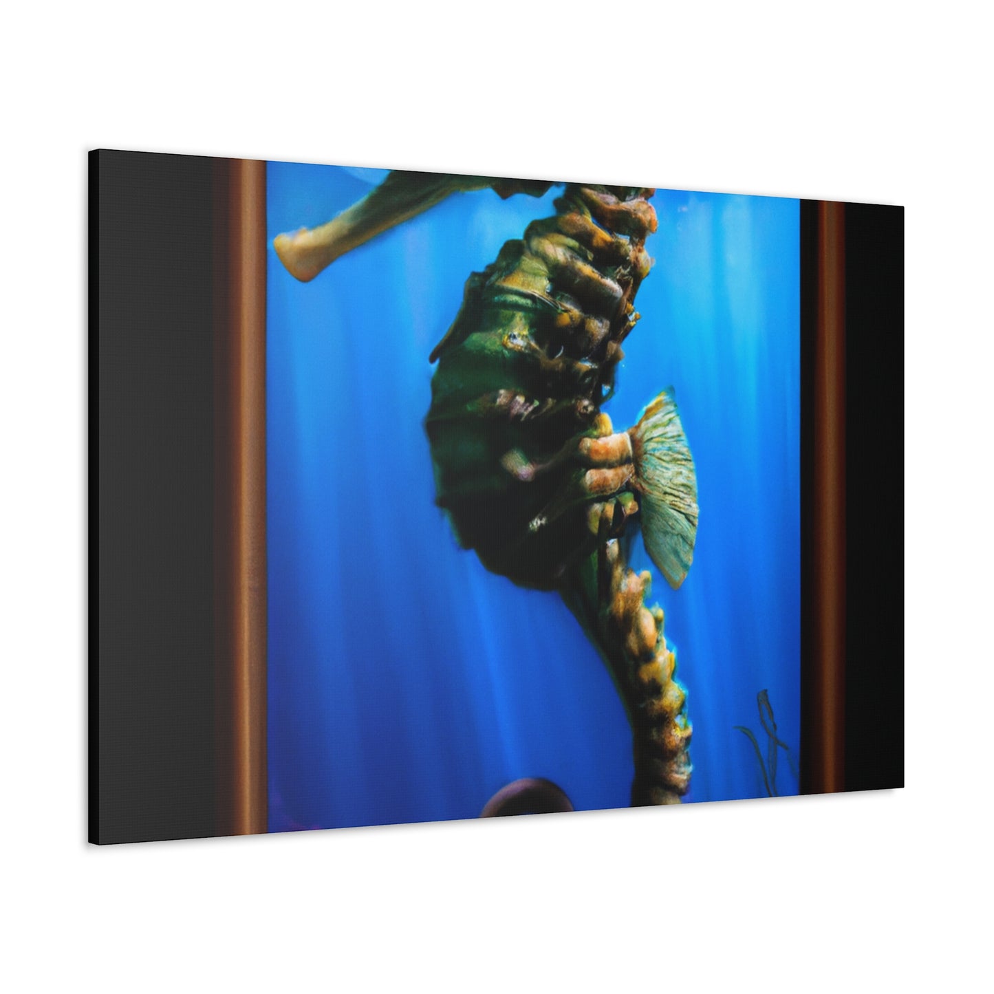 Ocean Seahorse Glint - Canvas