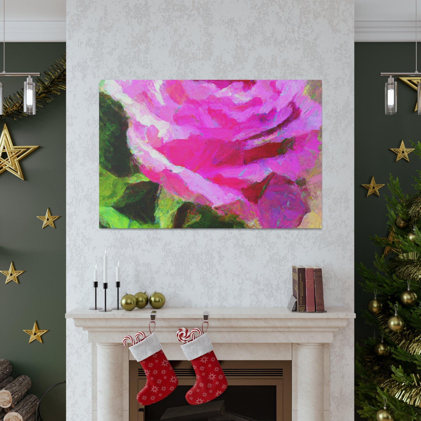 Rose Reflection Dream. - Canvas