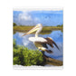 Mystic Marsh Pelican - Canvas