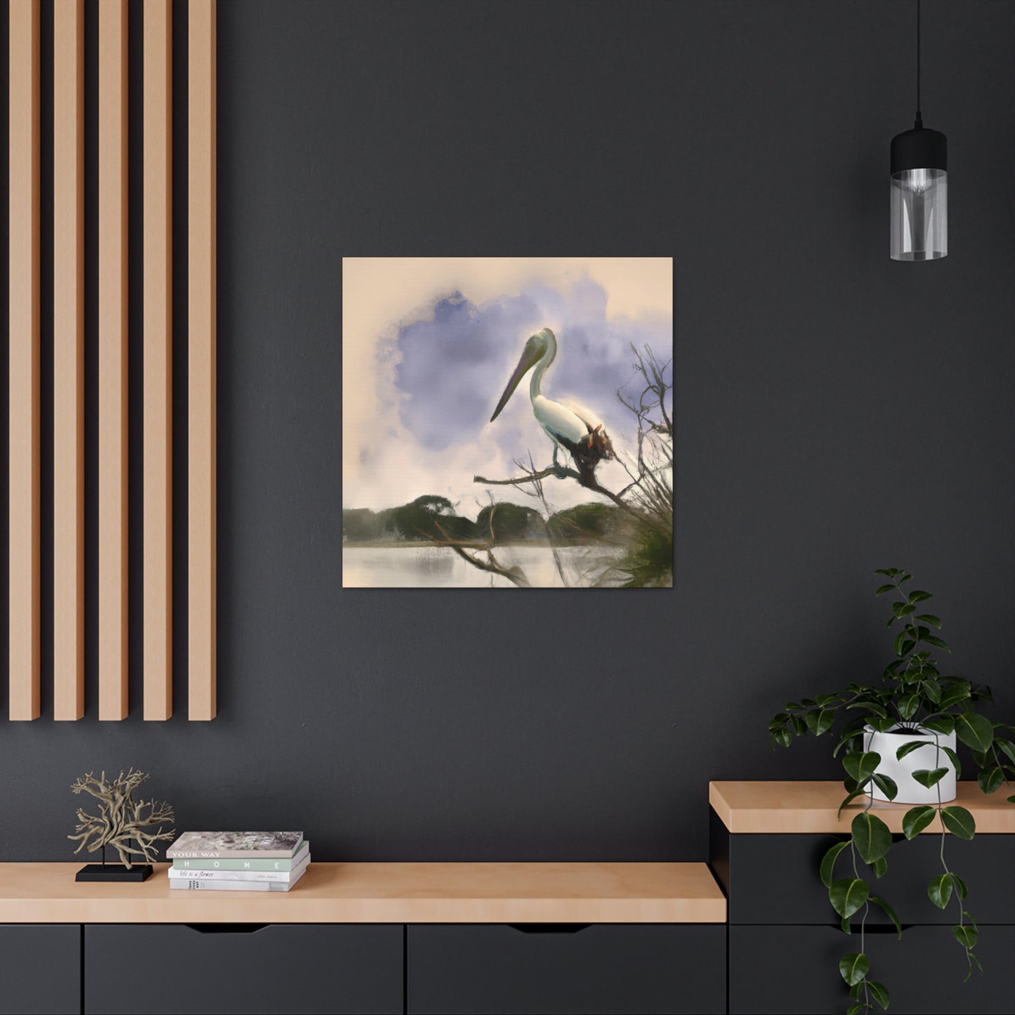 "Aquatic Pelican Dream" - Canvas