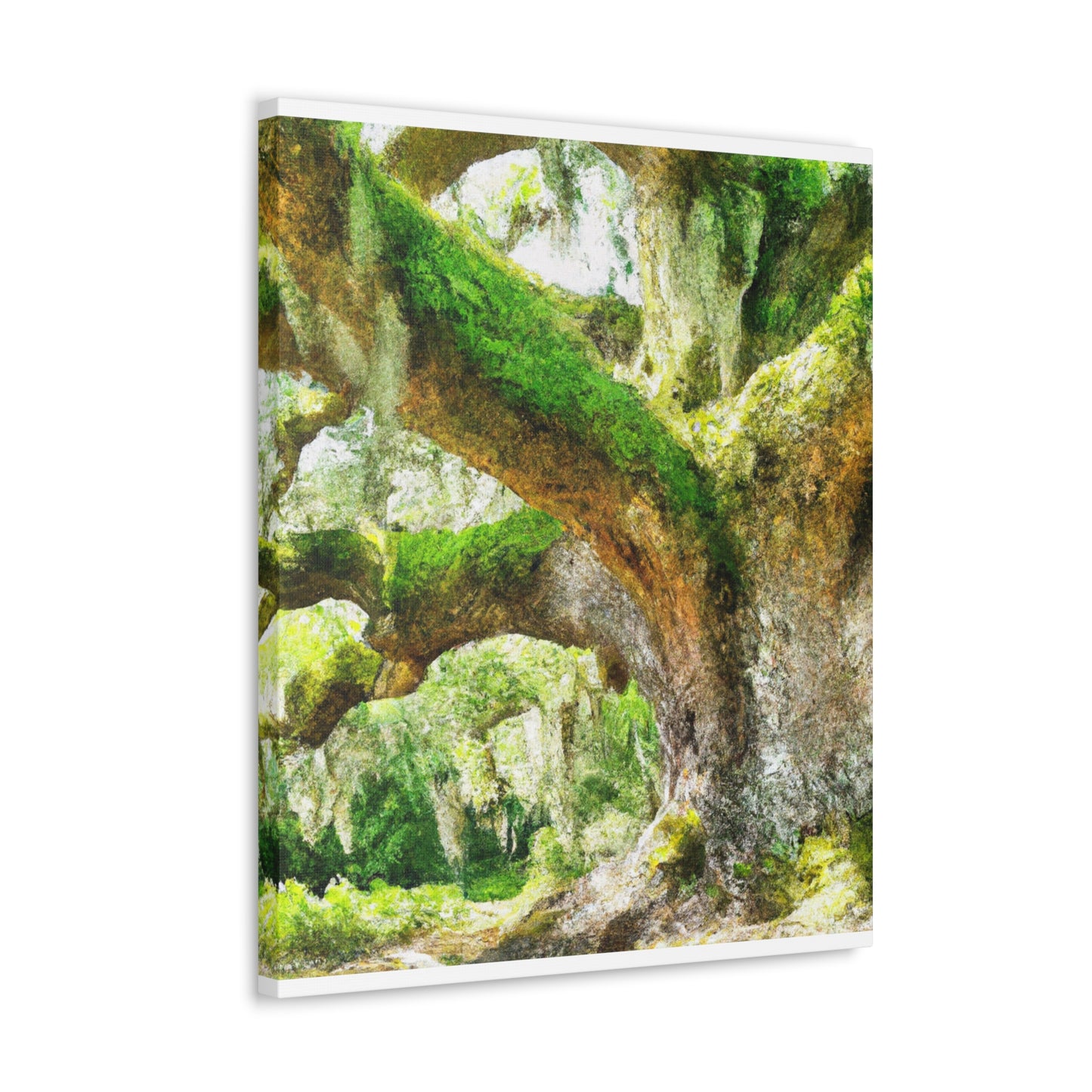 Vibrant Oak Harmony - Canvas