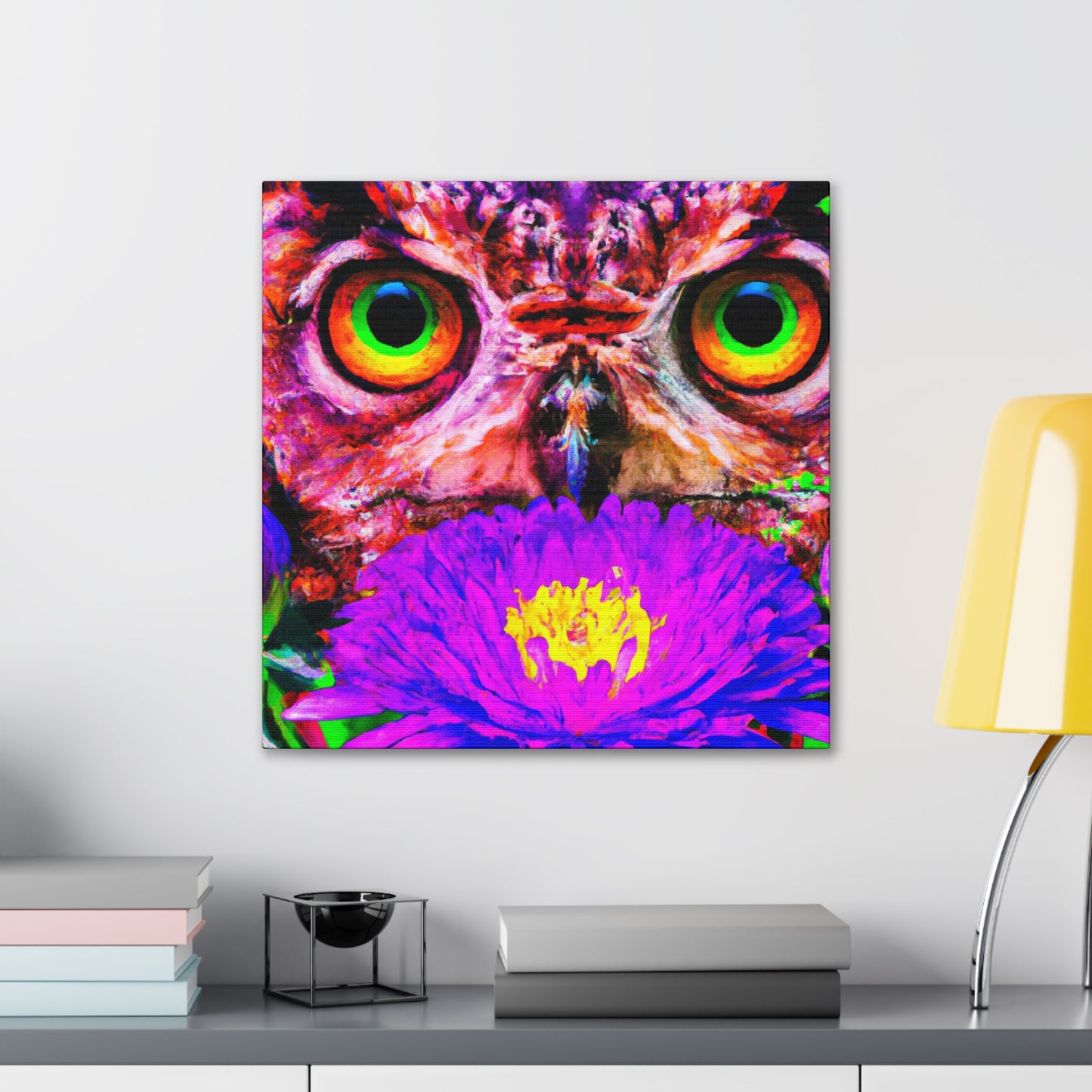 Owl's Oasis - Canvas