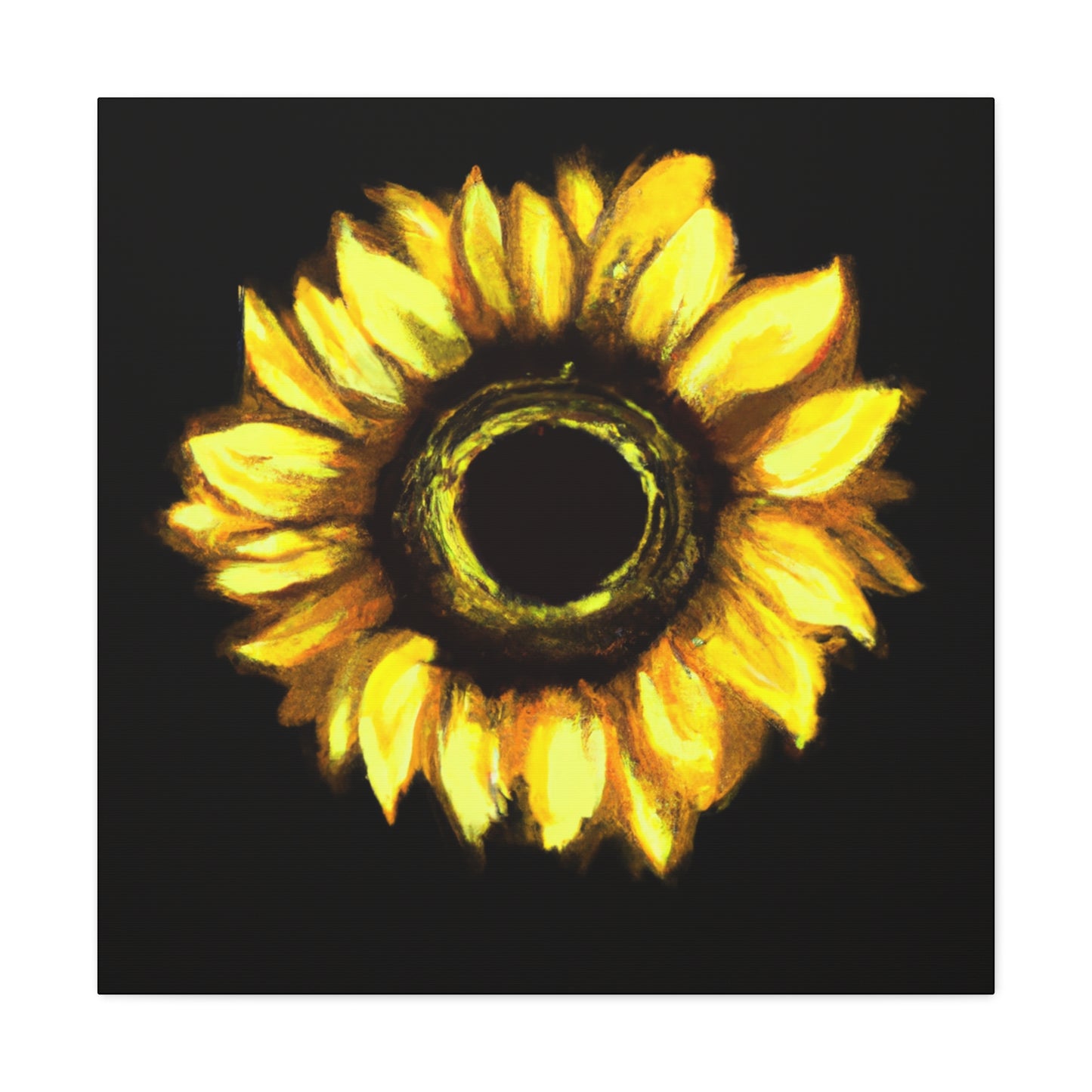 Sunflower Sparkle Glow. - Canvas