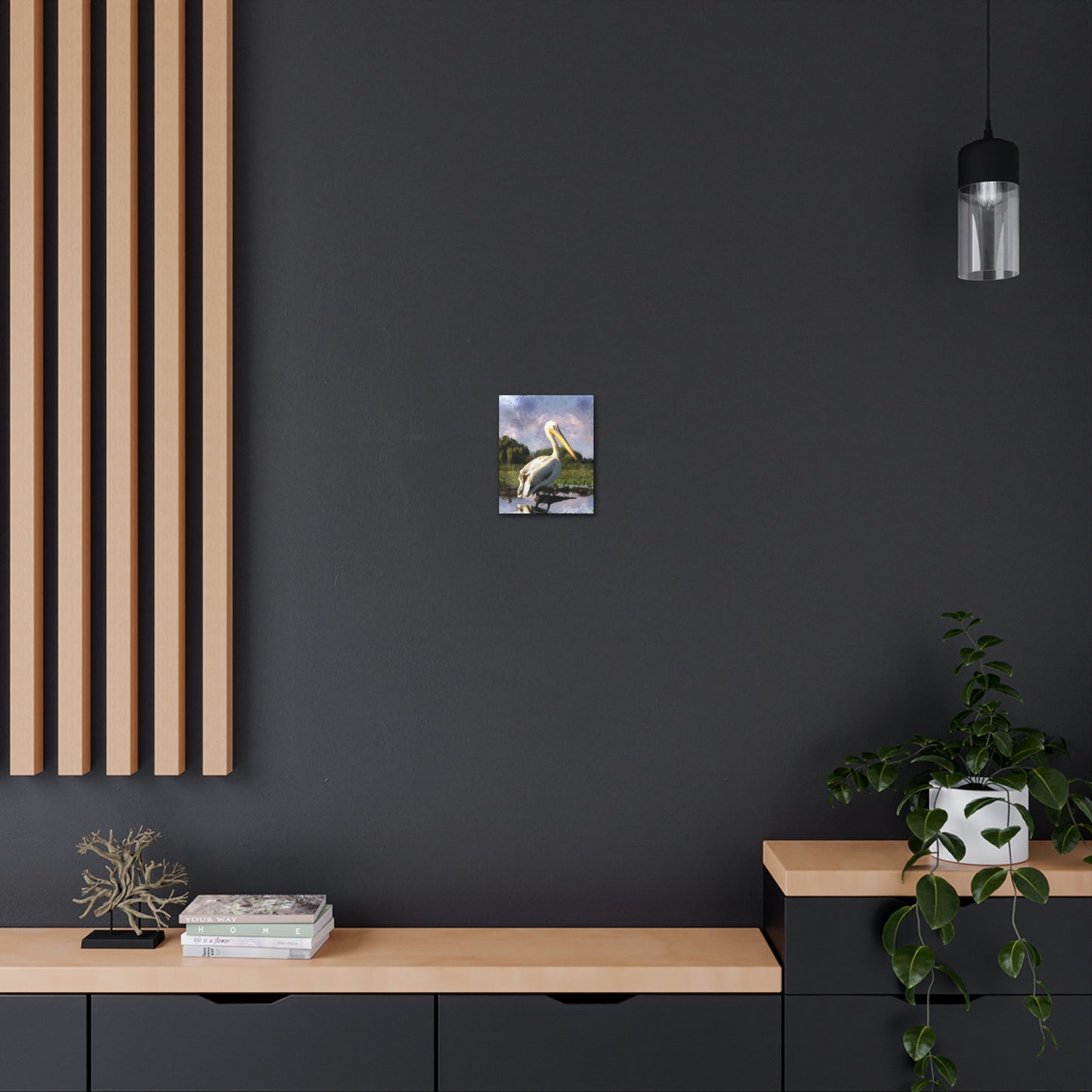 Marshy Pelican Dream - Canvas