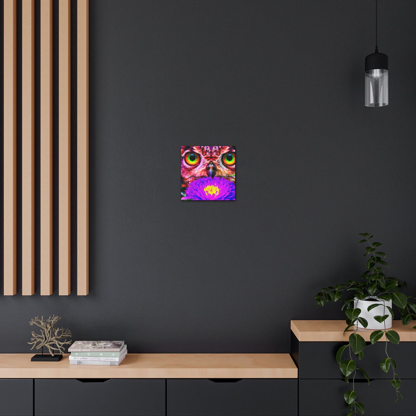 Owl's Oasis - Canvas