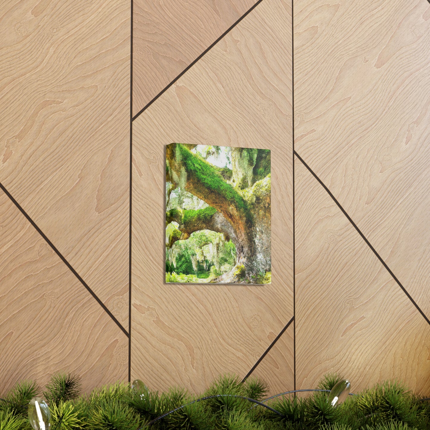 Vibrant Oak Harmony - Canvas