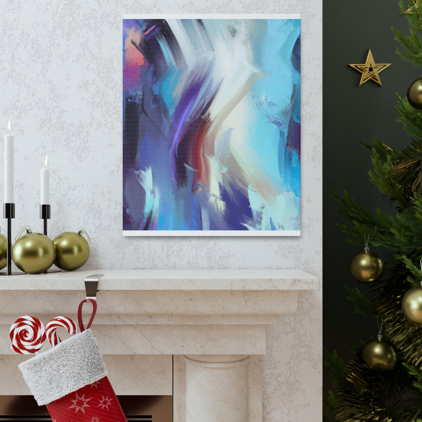 Colorful Splatter Unleashed. - Canvas