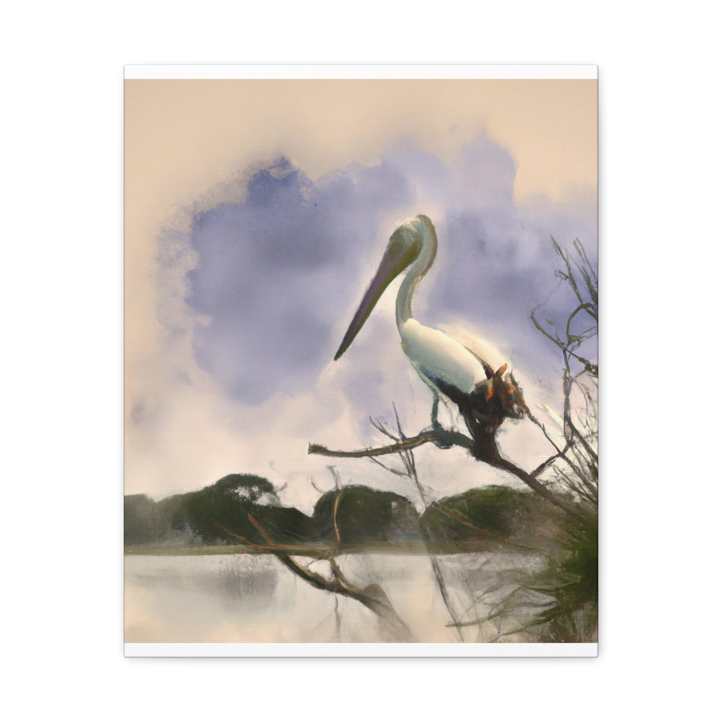 "Aquatic Pelican Dream" - Canvas