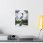 Marshy Pelican Sky. - Canvas