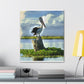 "Aqua Pelican Epic." - Canvas