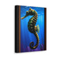 Ocean Seahorse Glint - Canvas