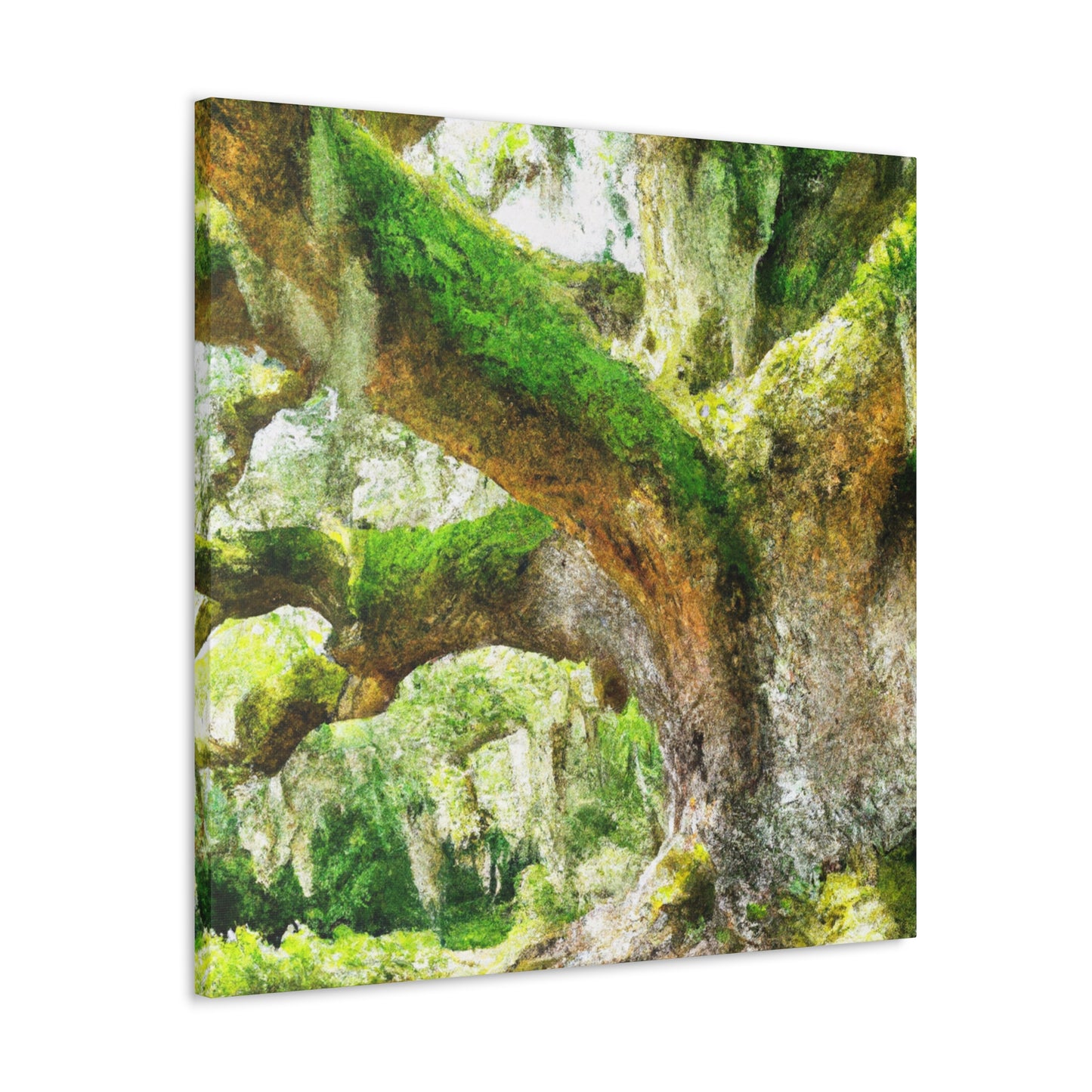 Vibrant Oak Harmony - Canvas