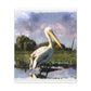 Marshy Pelican Dream - Canvas