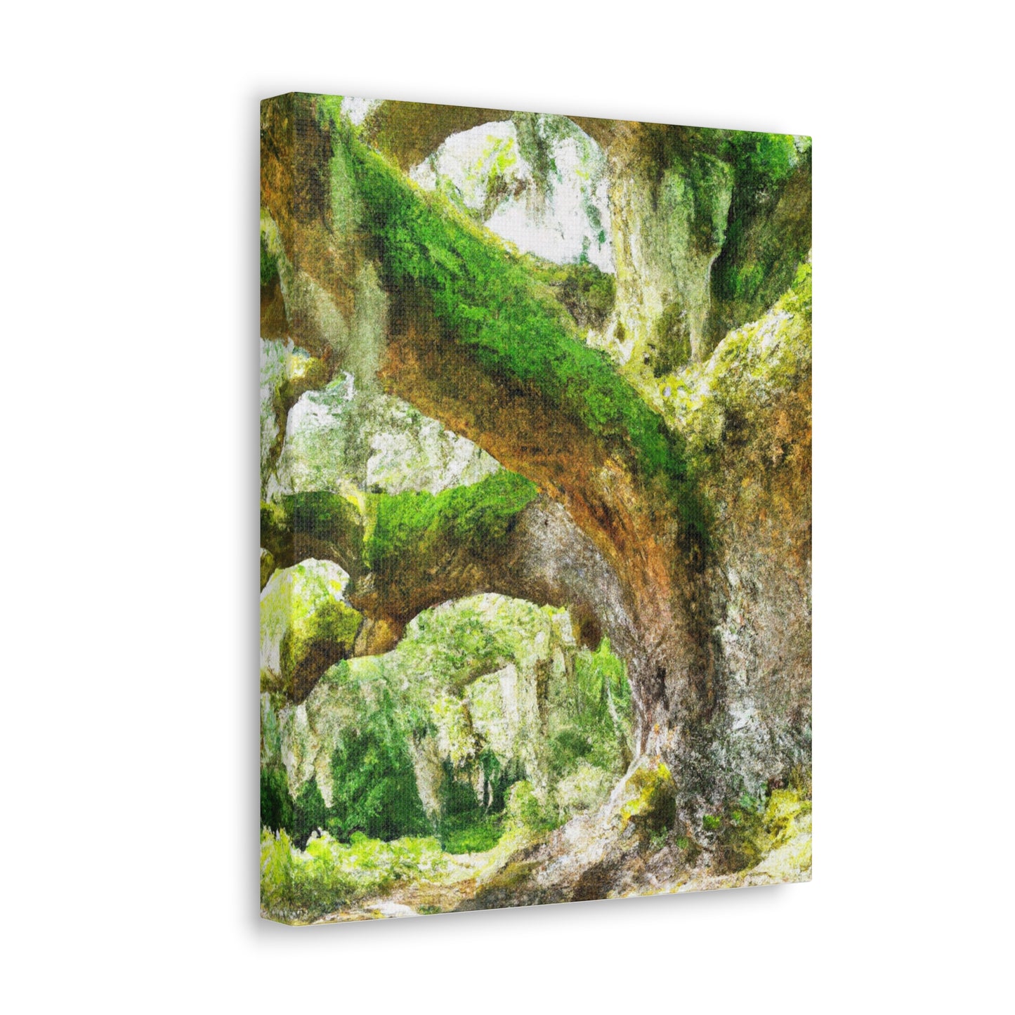 Vibrant Oak Harmony - Canvas