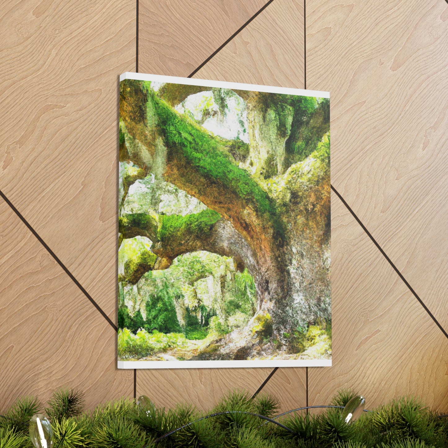 Vibrant Oak Harmony - Canvas