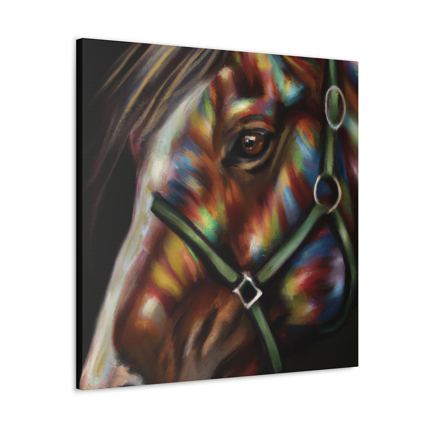 "Vivid Steed". - Canvas