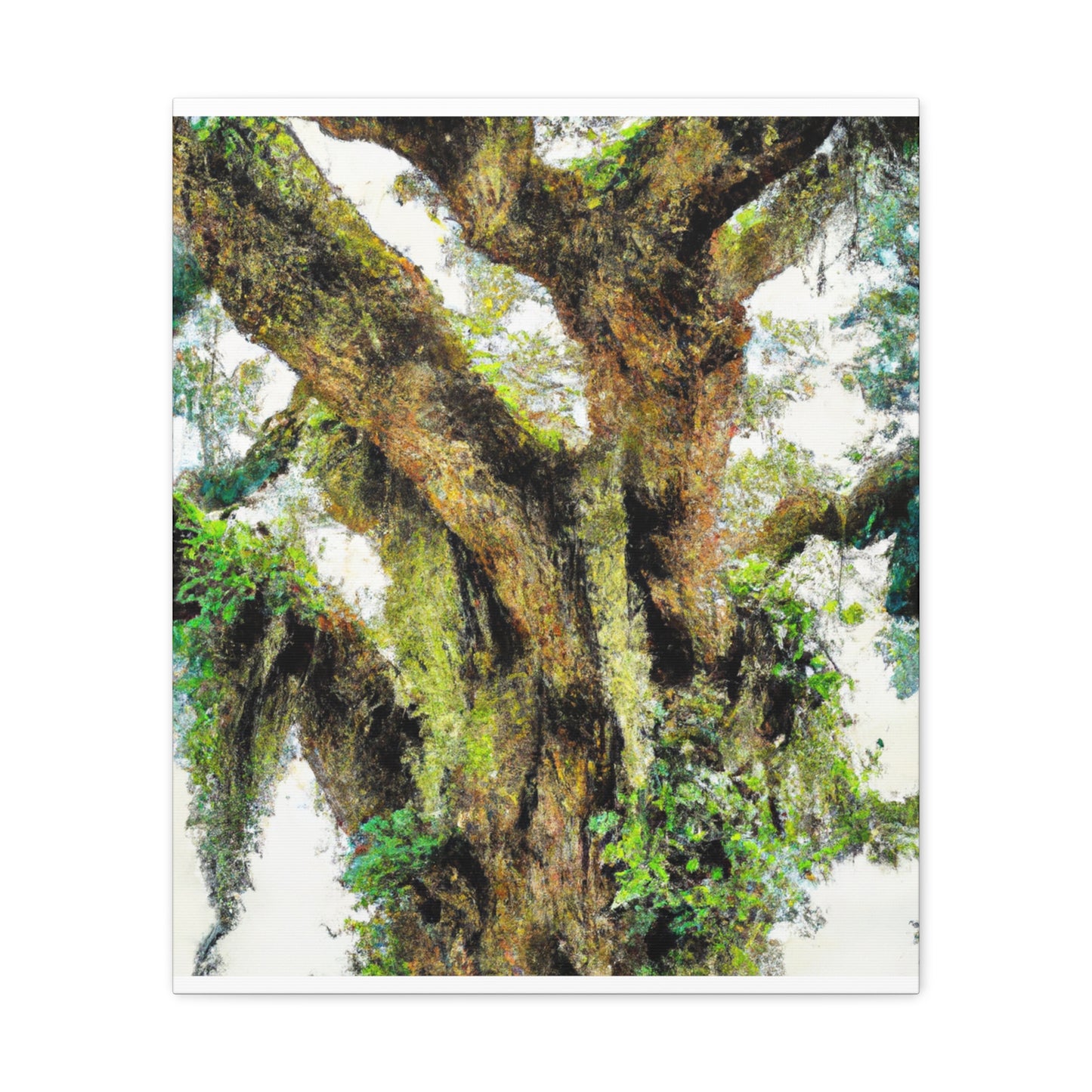 Vivid Woodland Scene - Canvas