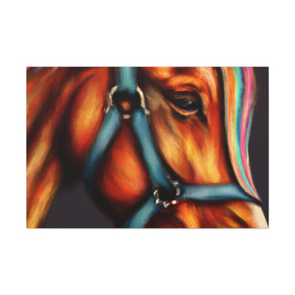 Rainbow Equine. - Canvas