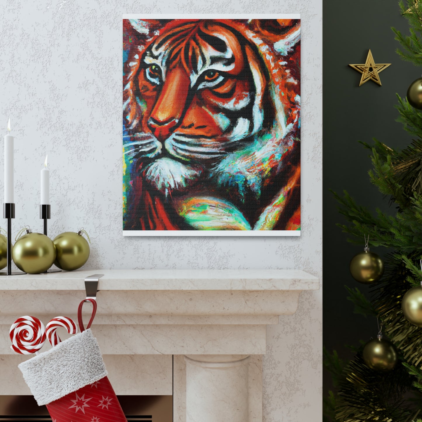 Tiger Radiance. - Canvas