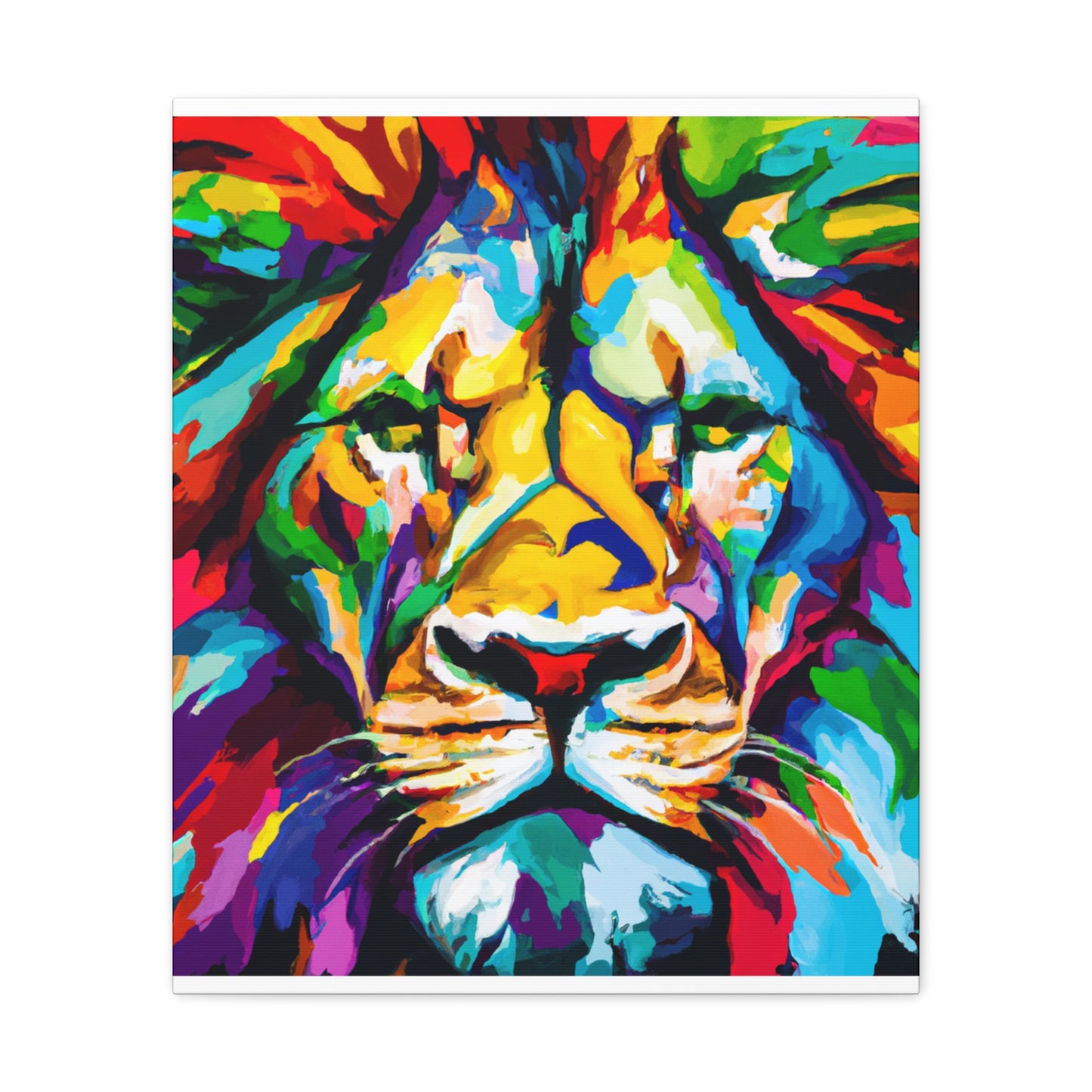 Lion Prism. - Canvas