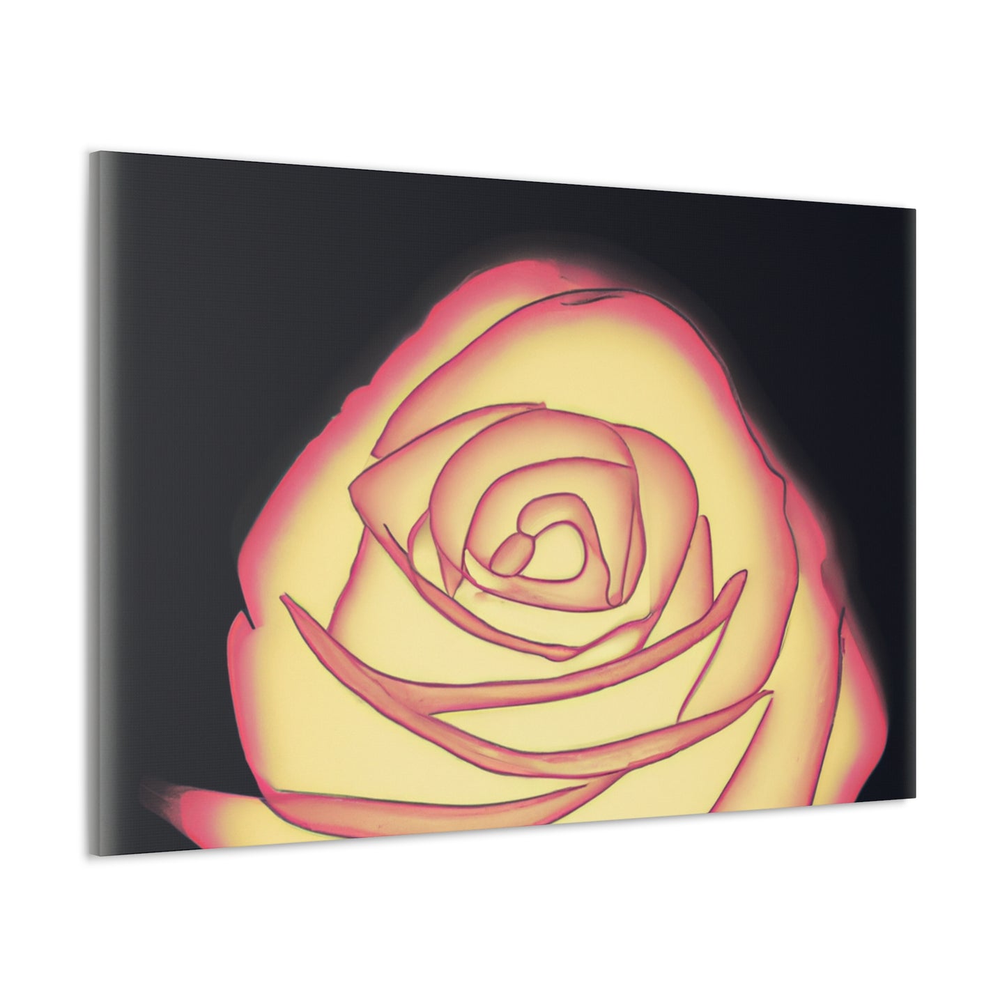 Abstract Rose Bloom. - Canvas